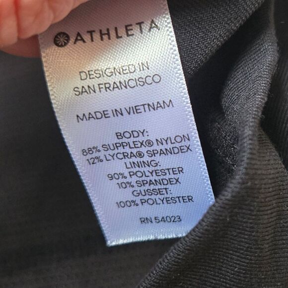 Athleta Skort Black With Pockets Stretch Comfortable Tennis, Pickleball Golf Sm - Picture 7 of 10